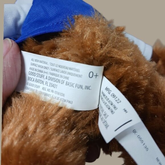 Good Stuff Los Angeles Rams NFL Plush Teddy Bear With Hoodie Brown/Blue "12" - Picture 10 of 11